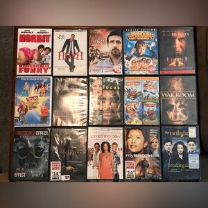 15 Assorted DVDs